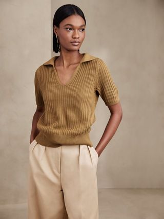 Kina Cotton Sailor Sweater | Banana Republic (US)