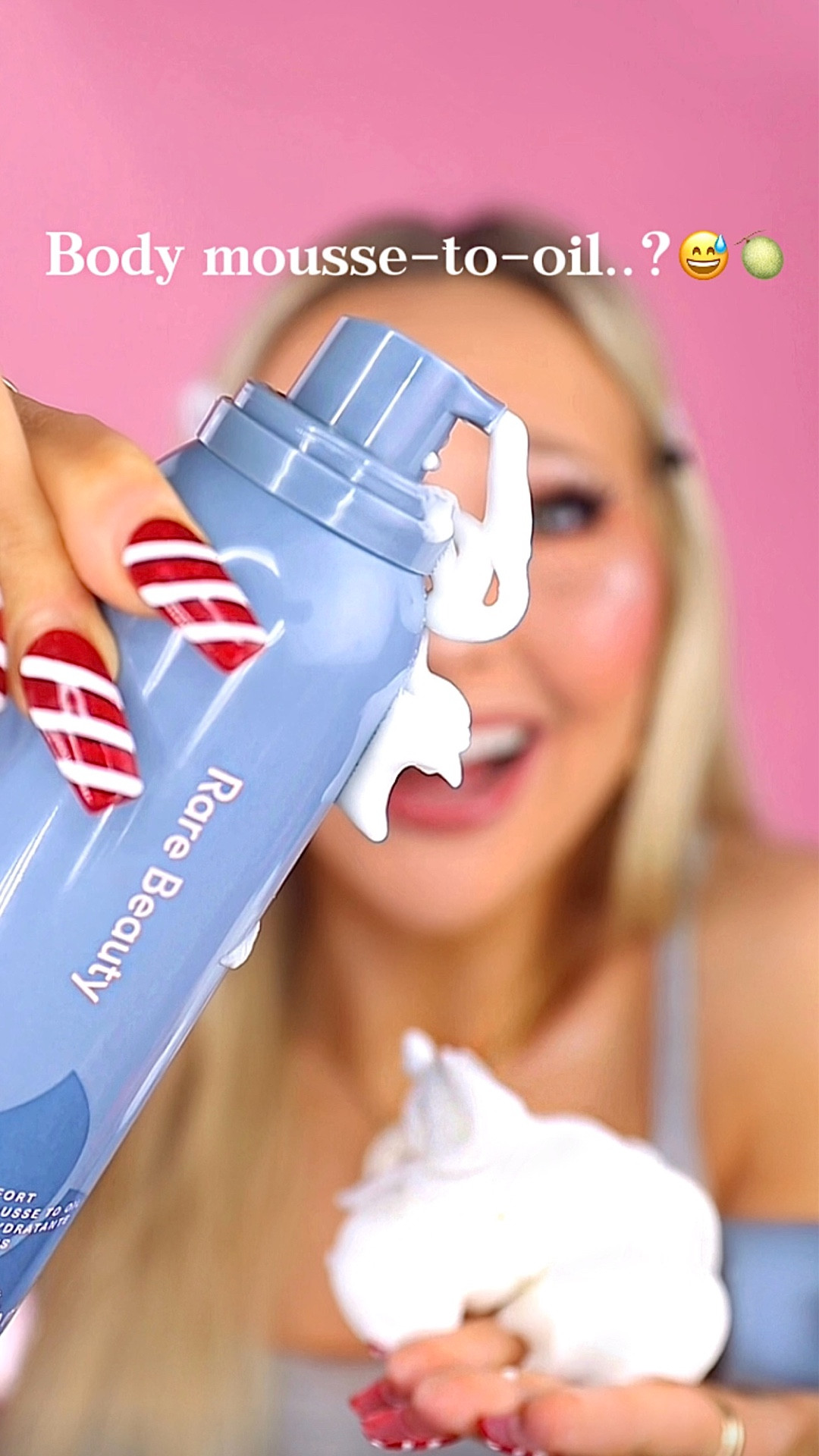 New rare beauty foam..👀🍈🫧

How is this actually a body oil OMG?! When it came out as a MOUSSE I was shook but somehow it literally looks shinier than ALL the body oils we have!✨Even though my keratosis pilaris lovessss a heavy-feeling oil, this gives the SAME look & is PERF for those who want a light-feeling oil! @rarebeauty @selenagomez DOES IT AGAINNN!!👏💋

WHAT DO WE THINK OF THIS?😍

PRODUCTS——
•Rare Beauty ‘Feel Seen’ body mousse to oil @sephora @kohls 
_______
#explore #makeup #beauty #makeupideas #makeuphacks  affordablemakeup makeuplover makeuplook makeuphaul makeuptutorial beautycreator makeuptrend explorepage makeupchallenge viralmakeup trending viral makeupreel, new makeup try-on, winter bodycare, arm keratosis pilaris bodycare, beauty creator, best bodycare products, rare beauty feel seen collection, new rare beauty body oil