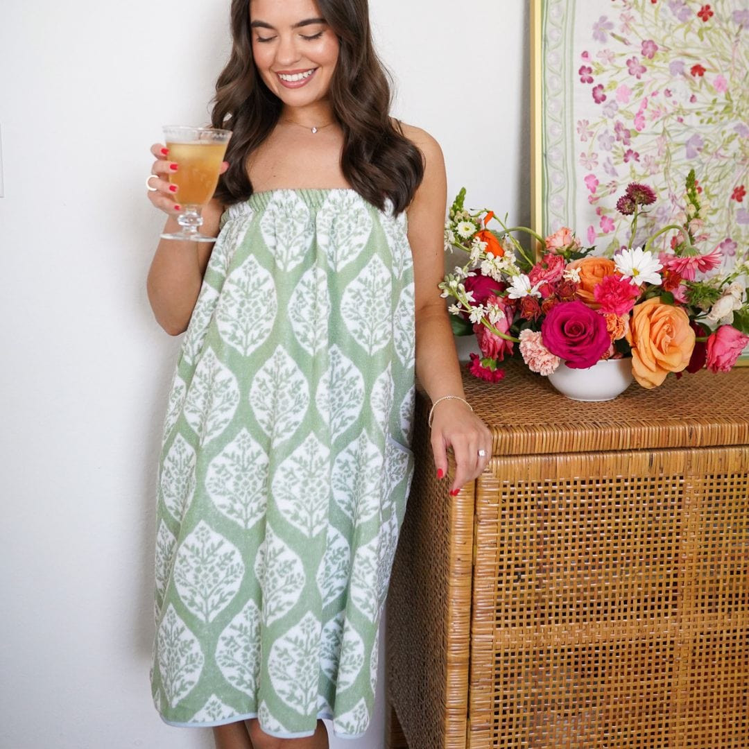 Luxury Embroidered Towel Wrap | Weezie Towels | Weezie Towels