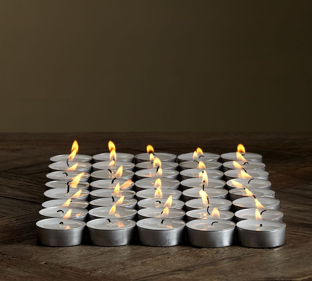Unscented Tealights - Set of 50 | Pottery Barn (US)