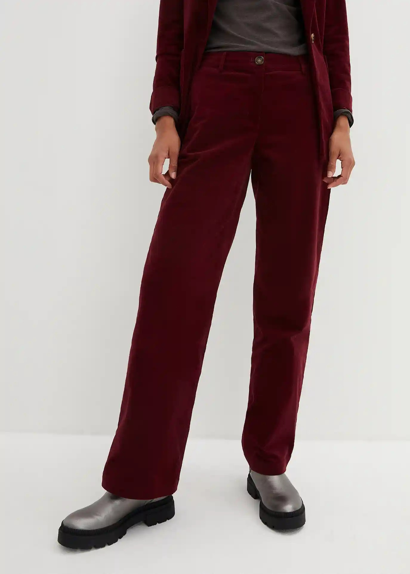 Pantalon en velours côtelé extensible | Bonprix FR