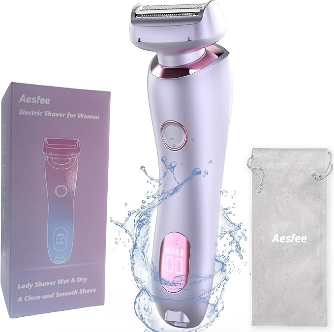 Electric Shaver for Women Legs - Electric Razors for Women Pubic Hair Underarm Arm Bikini Private... | Amazon (US)
