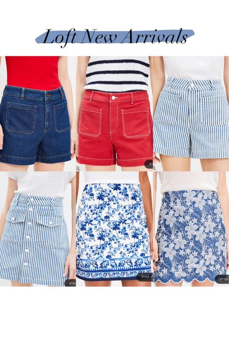 Loft new arrivals 
Shorts & skirts on sale 

#LTKstyletip #LTKsalealert #LTKfindsunder50