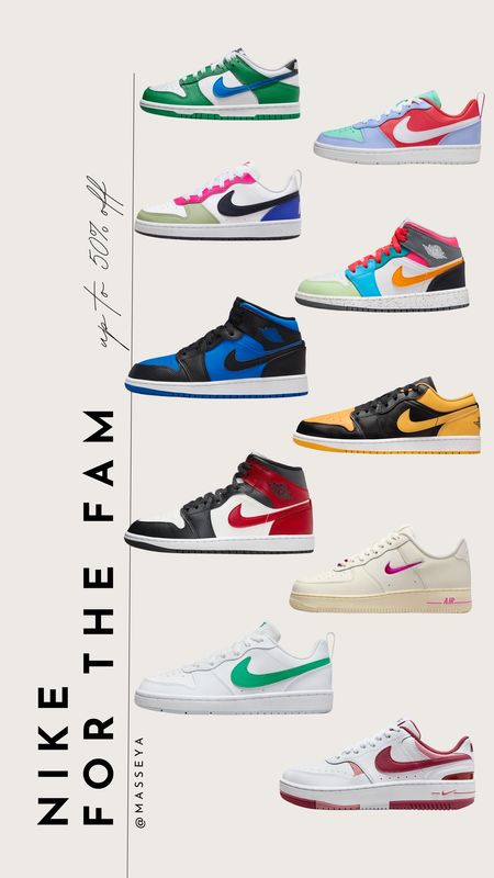 Nike has shoes for everyone up to 50% off!


#LTKfamily #LTKfindsunder100 #LTKkids