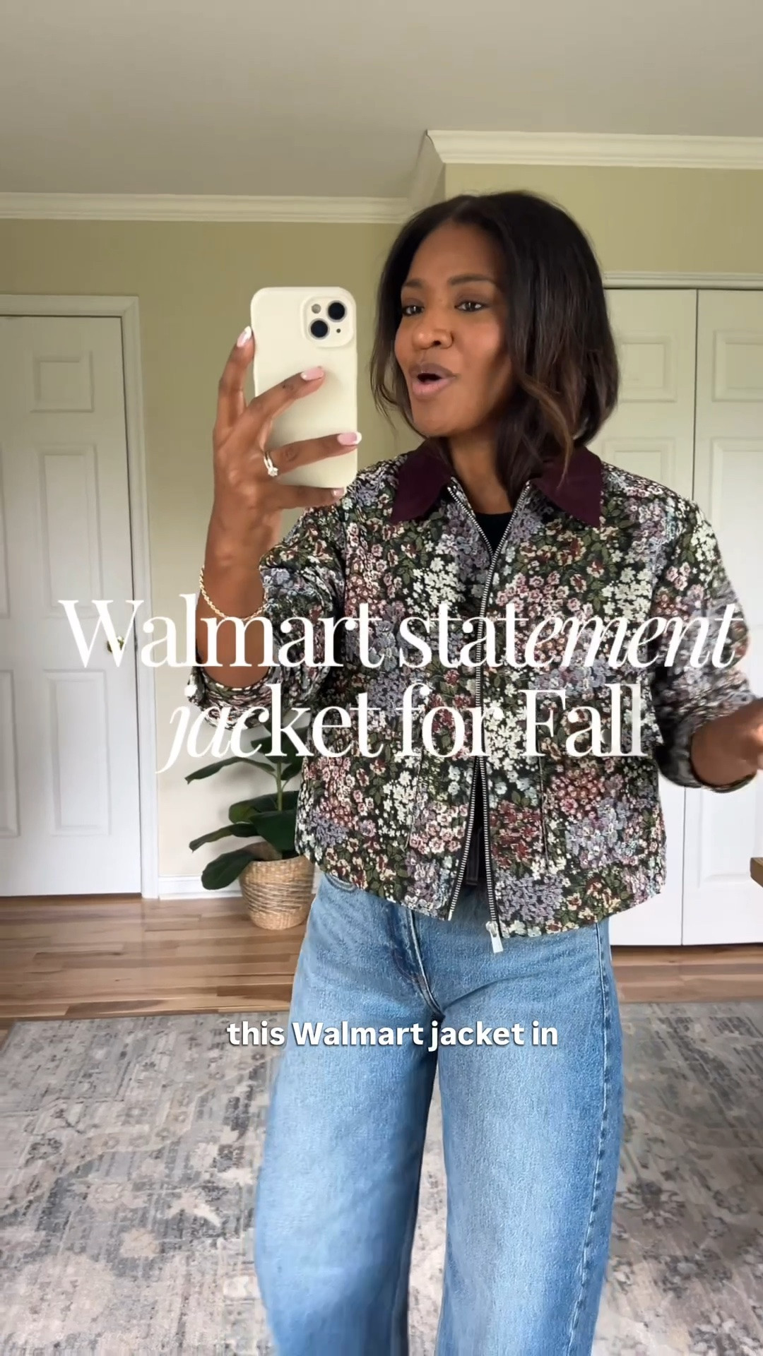 Sizing:
Jacket: Medium
Top: Small
Jeans: 27 / Size 4
Shoes: Size 9

#LTKgrwm #LTKootd #LTKOver40