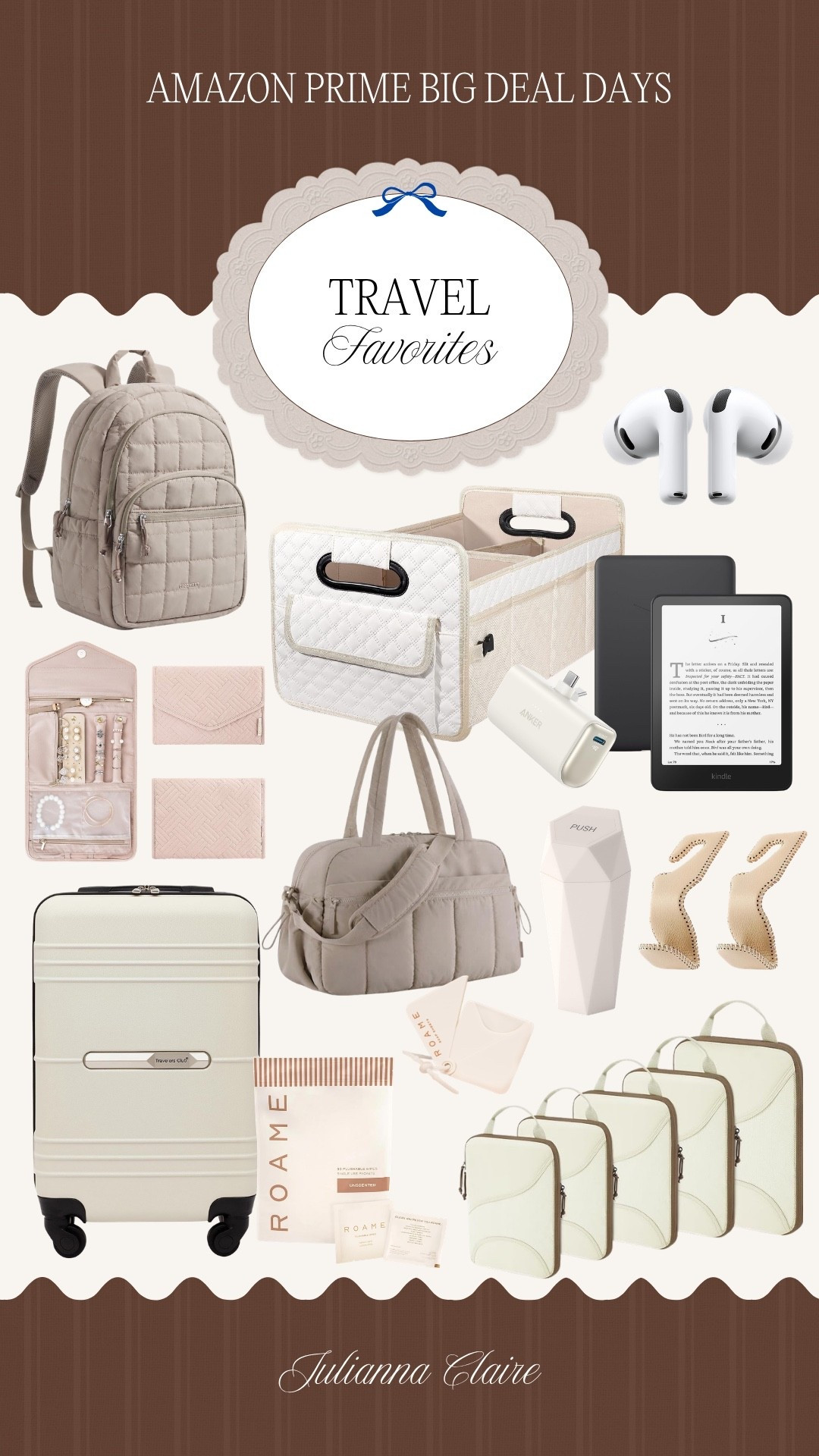 Amazon prime big deals day travel essential finds! ✈️