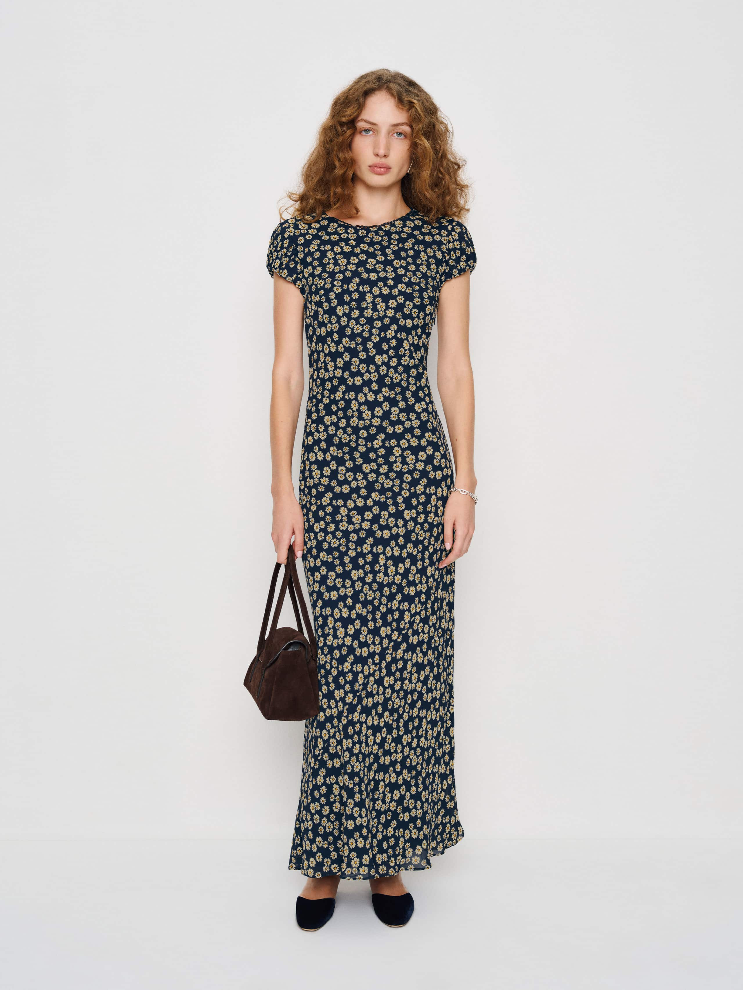 Reformation Leana Dress Blue Lace 8 | Reformation (Global)