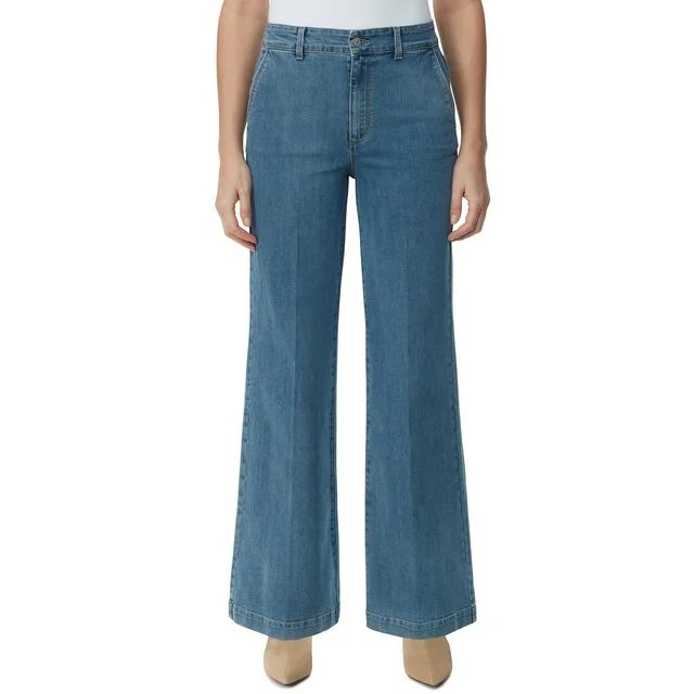 Gloria Vanderbilt Women's High Rise Flare Trouser Jean, Regular and Short Inseams | Walmart (US)