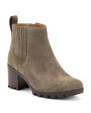 Waterproof Wilma Nubuck Suede Booties | Ankle Boots | T.J.Maxx | TJ Maxx