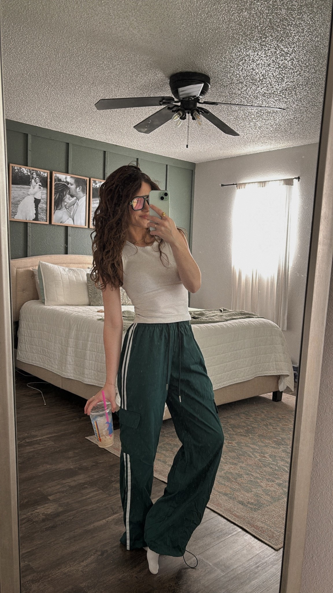 Amazon track pants & sunnies ☀️ 

#LTKmomlife #LTKSaleAlert #LTKootd