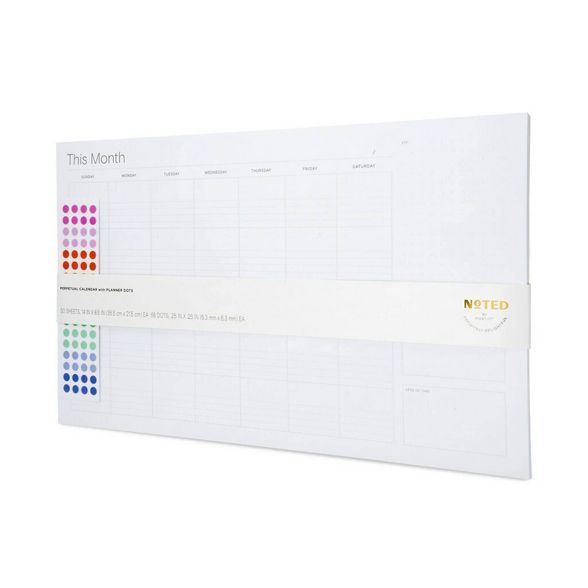 Post-it 14"x8.5" Perpetual Calendar | Target