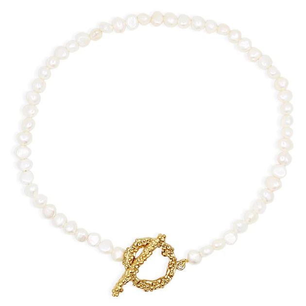 NAIA PEARL Necklace - Gold | By Alona
