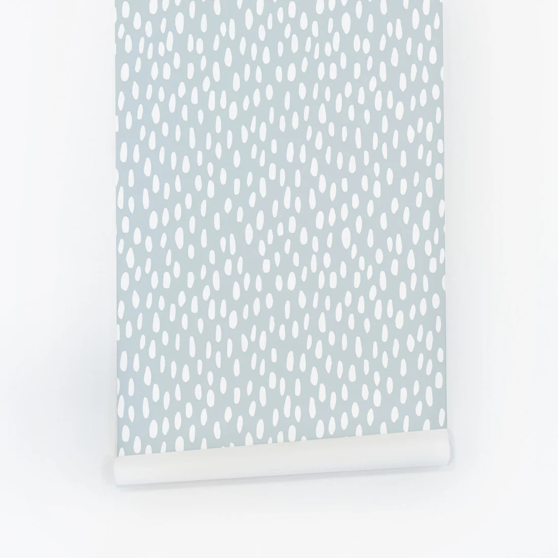 Blue speckle removable wallpaper | Livettes Wallpaper