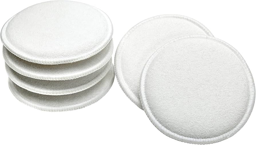 VIKING Cotton Terry Cloth Applicator Pads, Car Wax Applicator, 5 Inch Diameter, White, 6 Pack | Amazon (US)