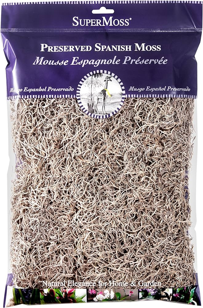 SuperMoss (26914) Spanish Moss Preserved, Natural, 8oz (200 cubic inch) | Amazon (US)