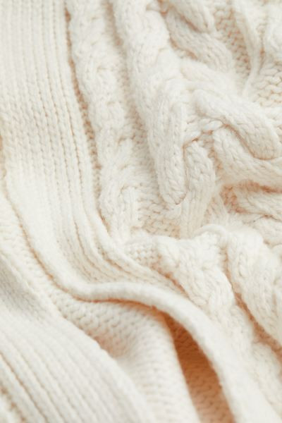 Tie-belt cable-knit cardigan | H&M (US + CA)