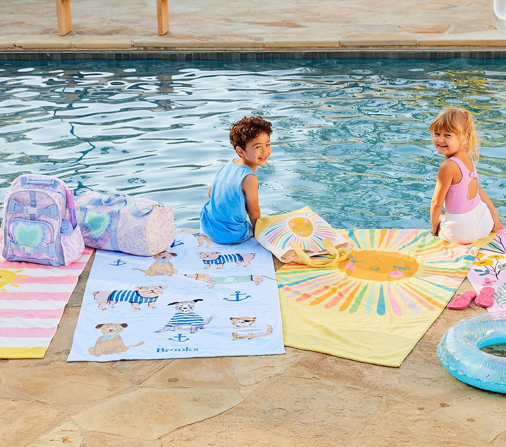 Salty Dog Kid Beach Towel UPF 50+ | Pottery Barn Kids
