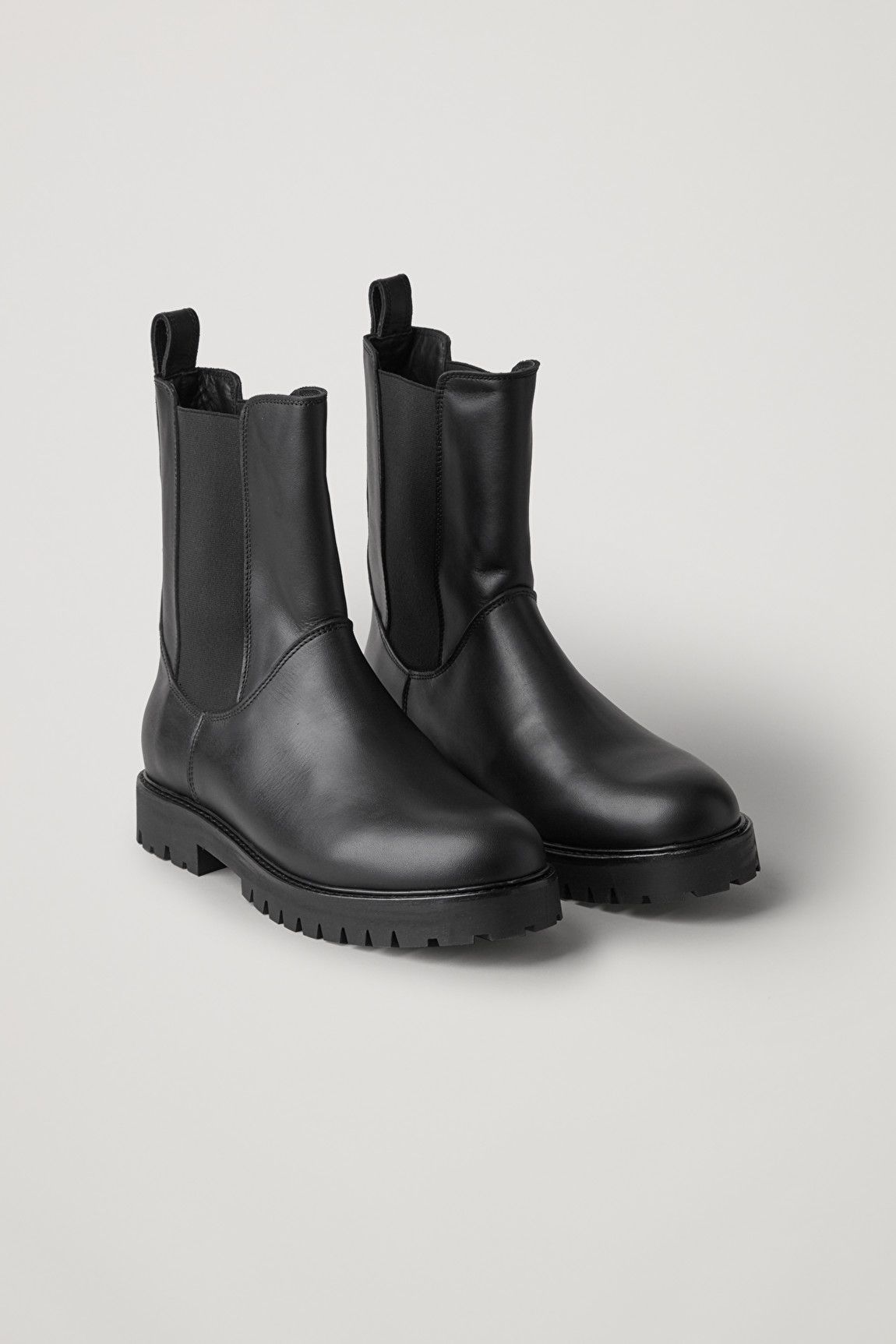 HIGH LEATHER CHELSEA BOOTS | COS (US)