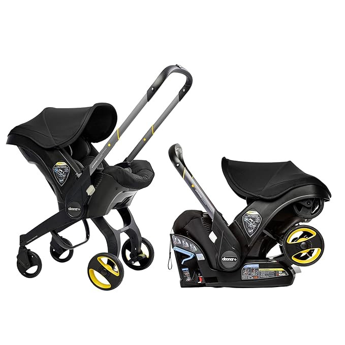 Doona Car Seat & Stroller, Nitro Black - All-in-One Travel System | Amazon (US)