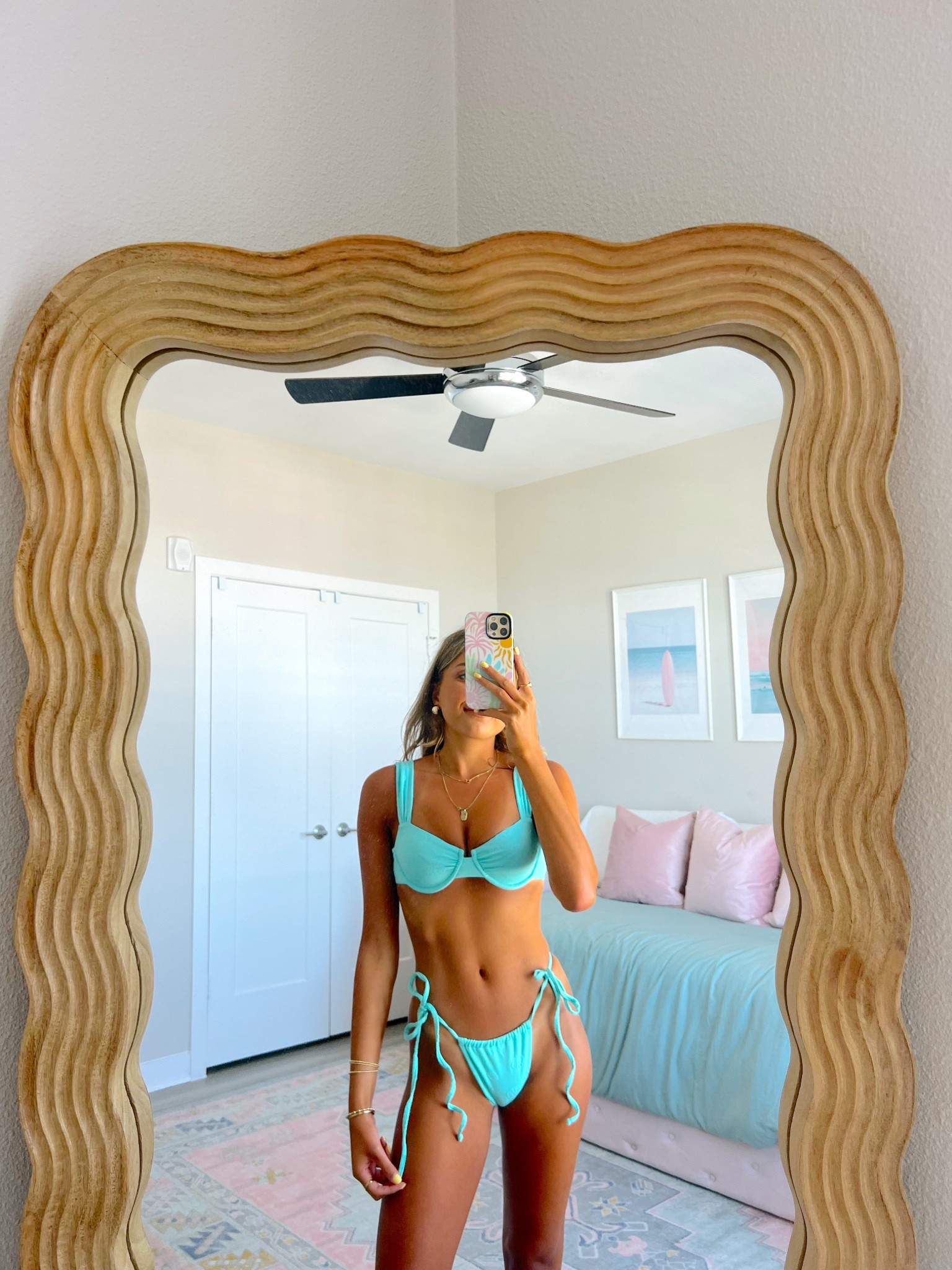 new bikinis from Dippin Daisys. 🌴💛Wearing size XS in top and bottom. code MCK15 for 15% off 