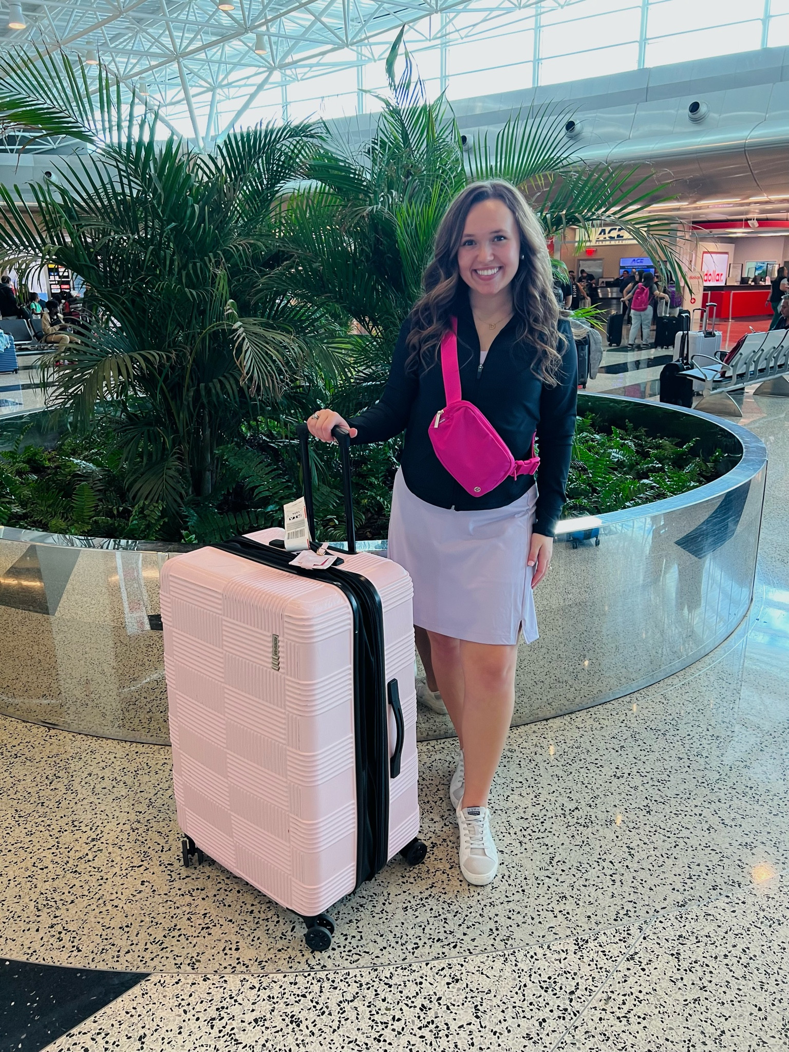 my airport travel ootd! my dress & jacket is currently on sale from @oldnavy 🤍

#LTKshoecrush #LTKtravel #LTKSale