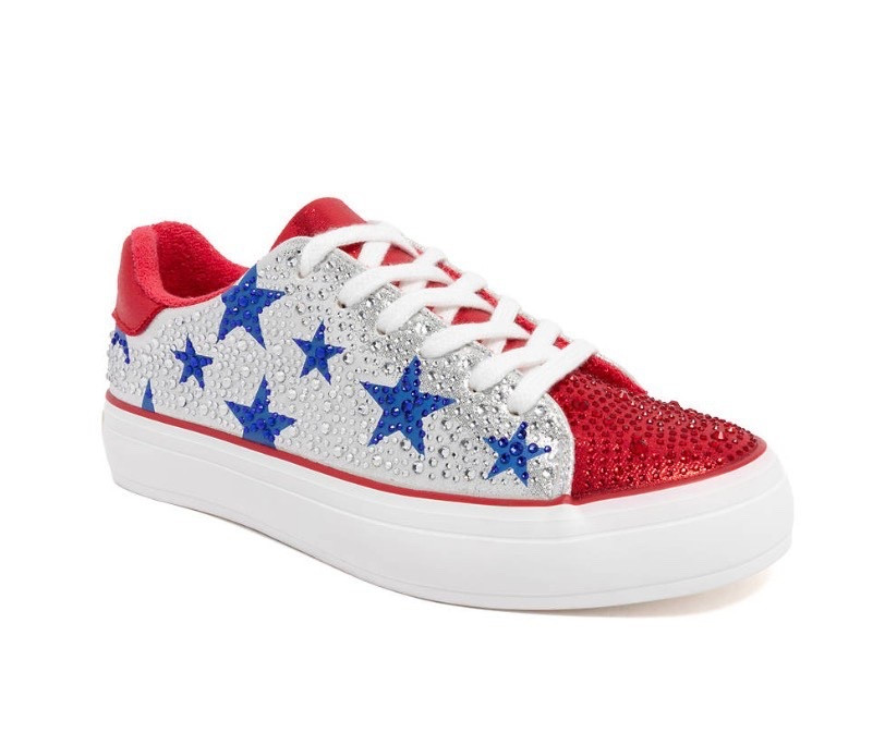 Patriotic, sparkly sneakers from belk! And only $35! 