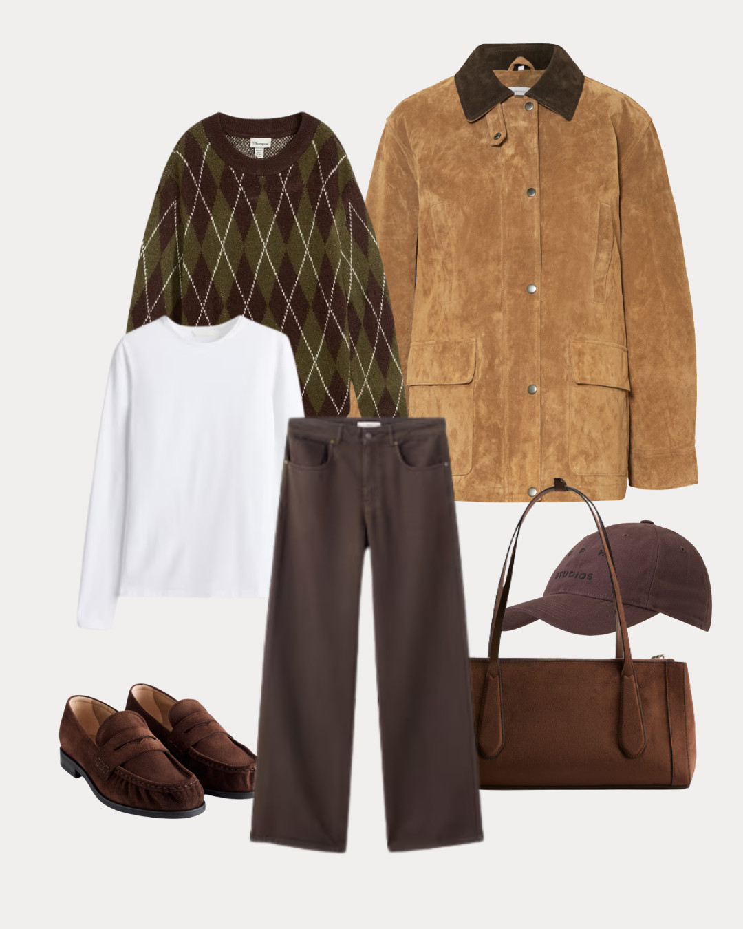 Wildlederjacke mit brauenen Accessoires - Herbst -Trend 2025 

 #LTKstyletip #LTKjeans #LTKautumn