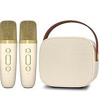 IROO Mini Karaoke Machine with 2 Wireless Microphone,Bluetooth Speaker for Kids and Adults,Gifts ... | Amazon (US)