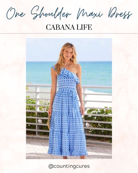 Stylish one-shoulder maxi dress from Cabana Life!

#resortwear #springdress #outfitidea #vacationoutfit

#LTKU #LTKFind #LTKstyletip