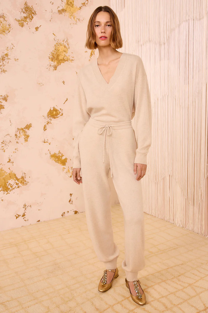 Danica Cashmere Pants - Melange | Ulla Johnson