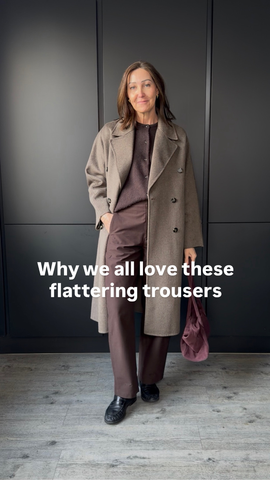 The trousers were all love for good reason. A subtle barrel shape which fits well and flatters most body types. The jersey fabric is comfy, doesn’t crease and keeps it shape. They come in 7 colours, two lengths and they’re under £35. Is it any wonder we can’t get enough? 🤎🤎
I wear a medium / regular.

#LTKwinter #LTKuk #LTKstyletip