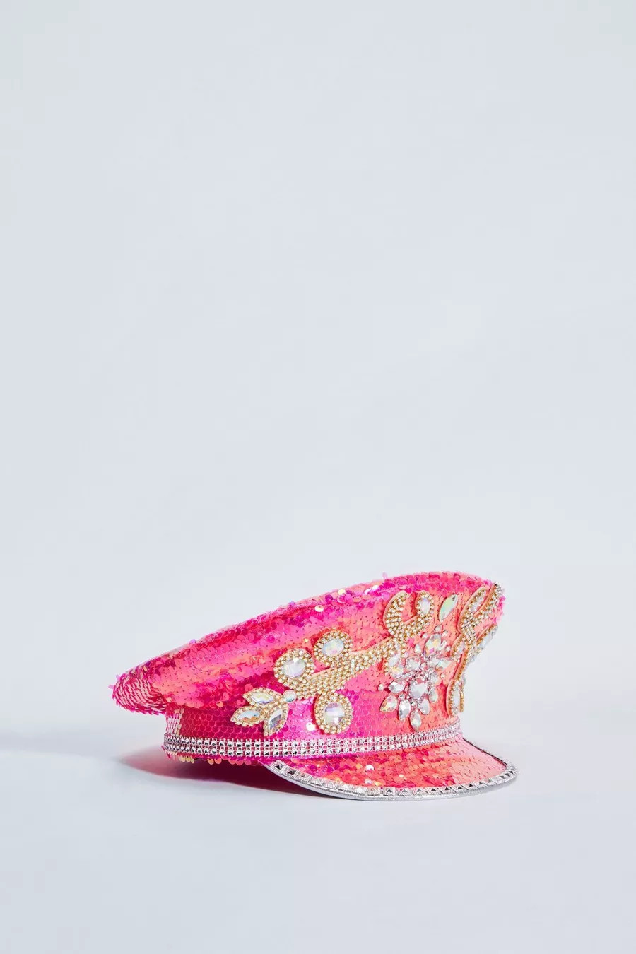 Embellished Diamante Sequin & Studded Party Hat | Nasty Gal (US)