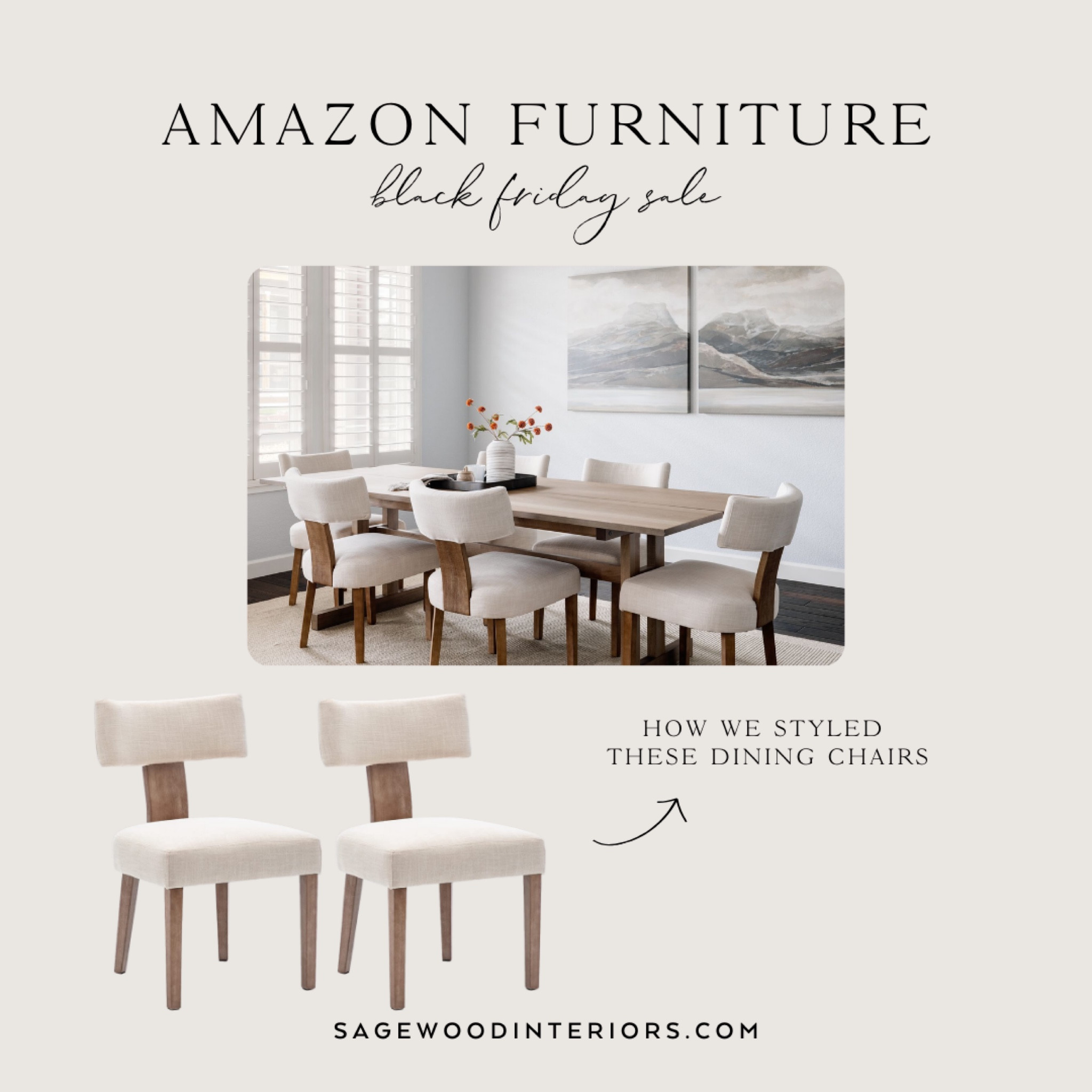 Amazon dining chairs are our favorite because they are so affordable and come in a set. Here is how we styled them in this beautiful dining room and we highly recommend! 



#LTKHome #LTKStyleTip #LTKSaleAlert