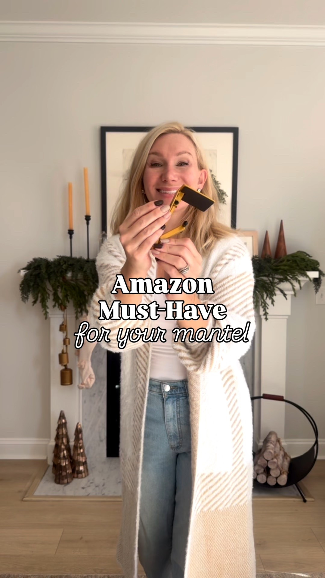 Best hooks for your mantel this Christmas! Won’t damage your fireplace and adjustable. They hold garland and stockings—a must-have for sure.#LTKCyberWeek 

#LTKGiftGuide #LTKHoliday