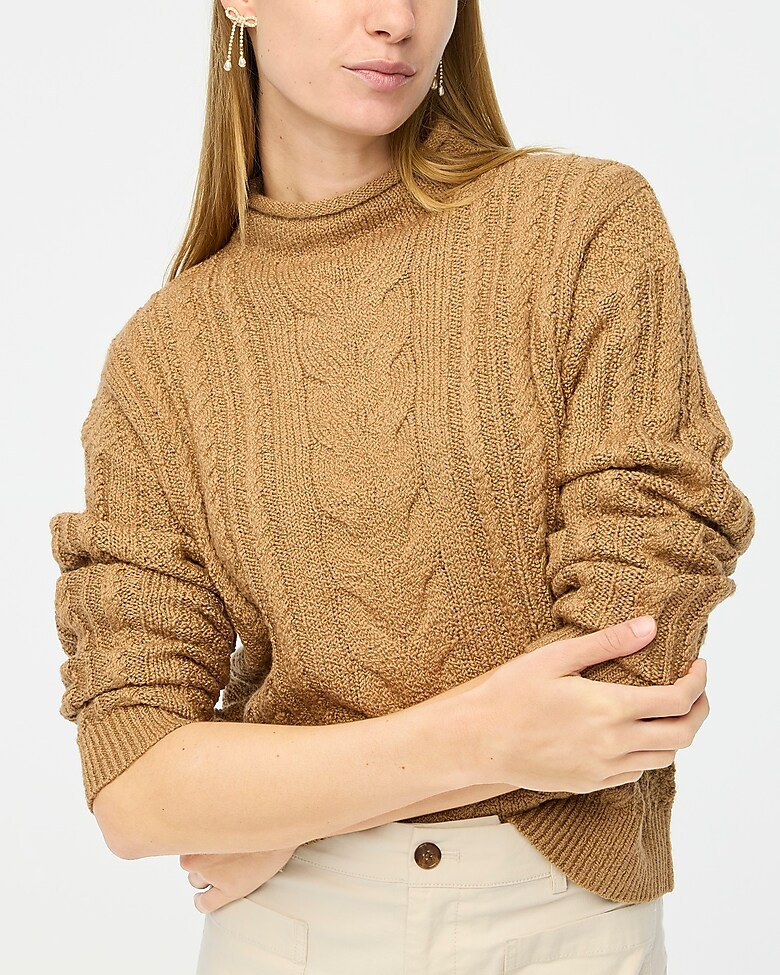 Rollneck™ cable sweater | J.Crew Factory