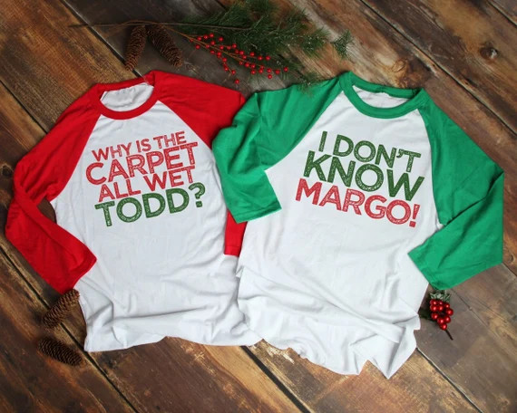 Matching Christmas Party T Shirts I Don't Know Margo Why | Etsy | Etsy (US)