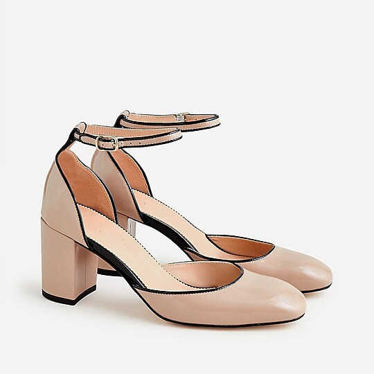 Maisie ankle-strap heels in Italian patent leather | J. Crew US