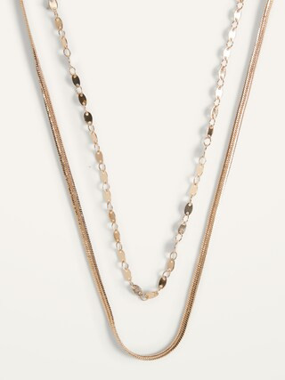 Gold-Toned Necklace 2-Pack For Women | Old Navy (US)