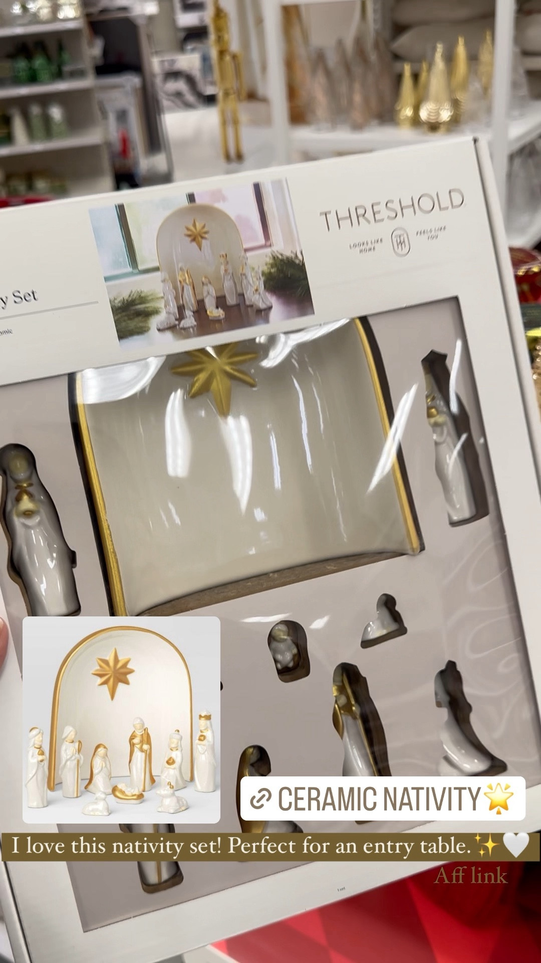 Nativity scenes are so beautiful and perfect Christmas mantel decor or entry table decor! I love this ceramic nativity set from target, and I linked other great options also.
..................….....
Nativity set, nativity scene, kids nativity set, kids nativity scene, family nativity set, Christmas decor, Christmas decorations, target Christmas decor, Walmart Christmas decor, Melissa and Doug toys, Christmas gifts for kids, gift ideas for kids, fisher price nativity scene fisher price nativity set 

#LTKHoliday #LTKfamily #LTKhome