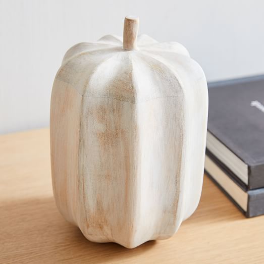 Carved Wood Pumpkins | West Elm (US)