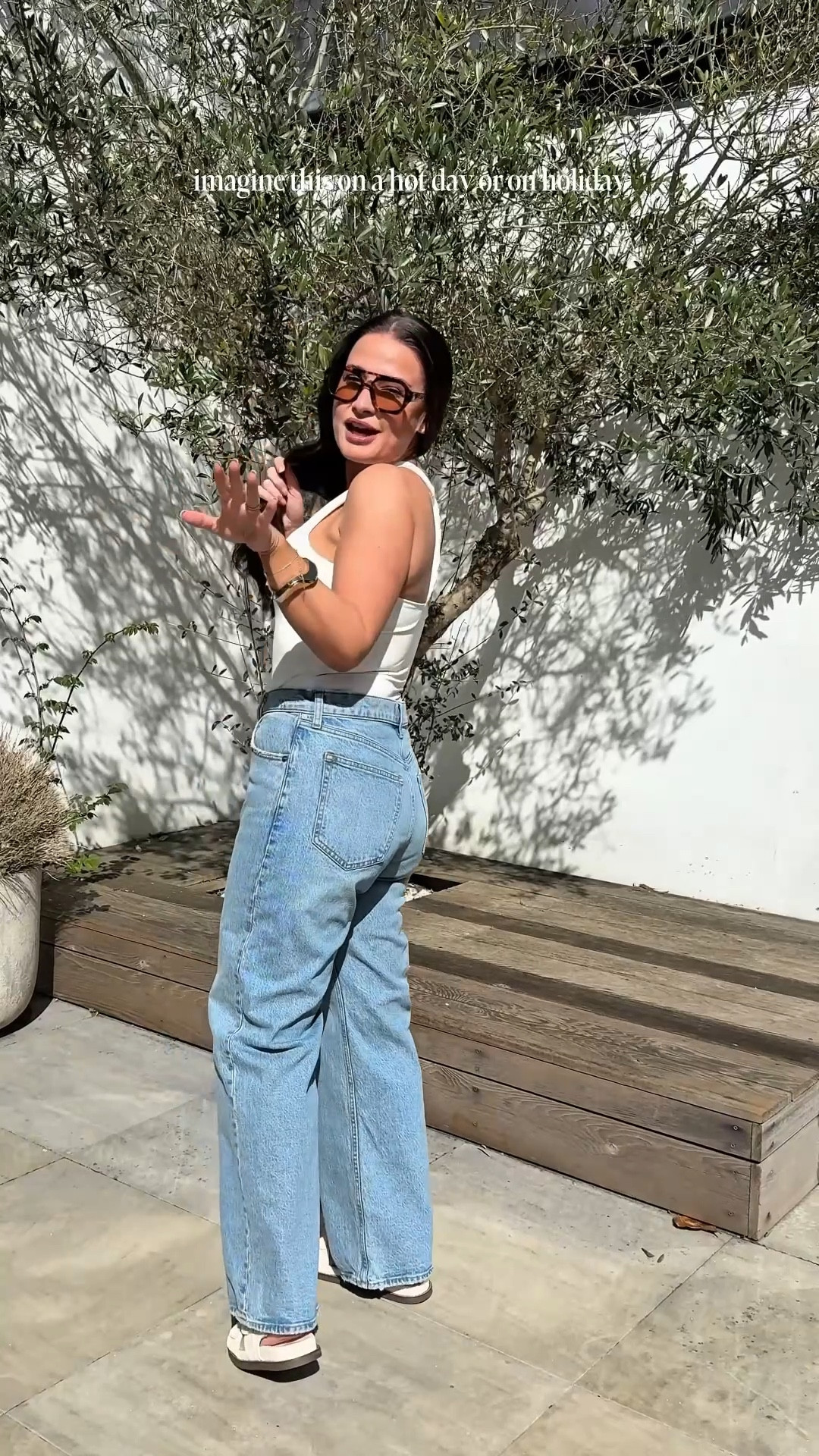 Spring brunch outfit idea. Nice top and jeans #jeans 

#LTKspring #LTKAprilSpotlight #LTKuk