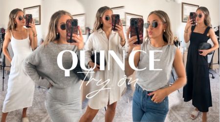 Spring & Summer essentials try on with Quince! 

Live on my YouTube! 🥰

📺 https://youtu.be/zujlTrwmHnM?si=rkb6jvLMtPp5i0Pb

#LTKstyletip #LTKworkwear #LTKfindsunder100