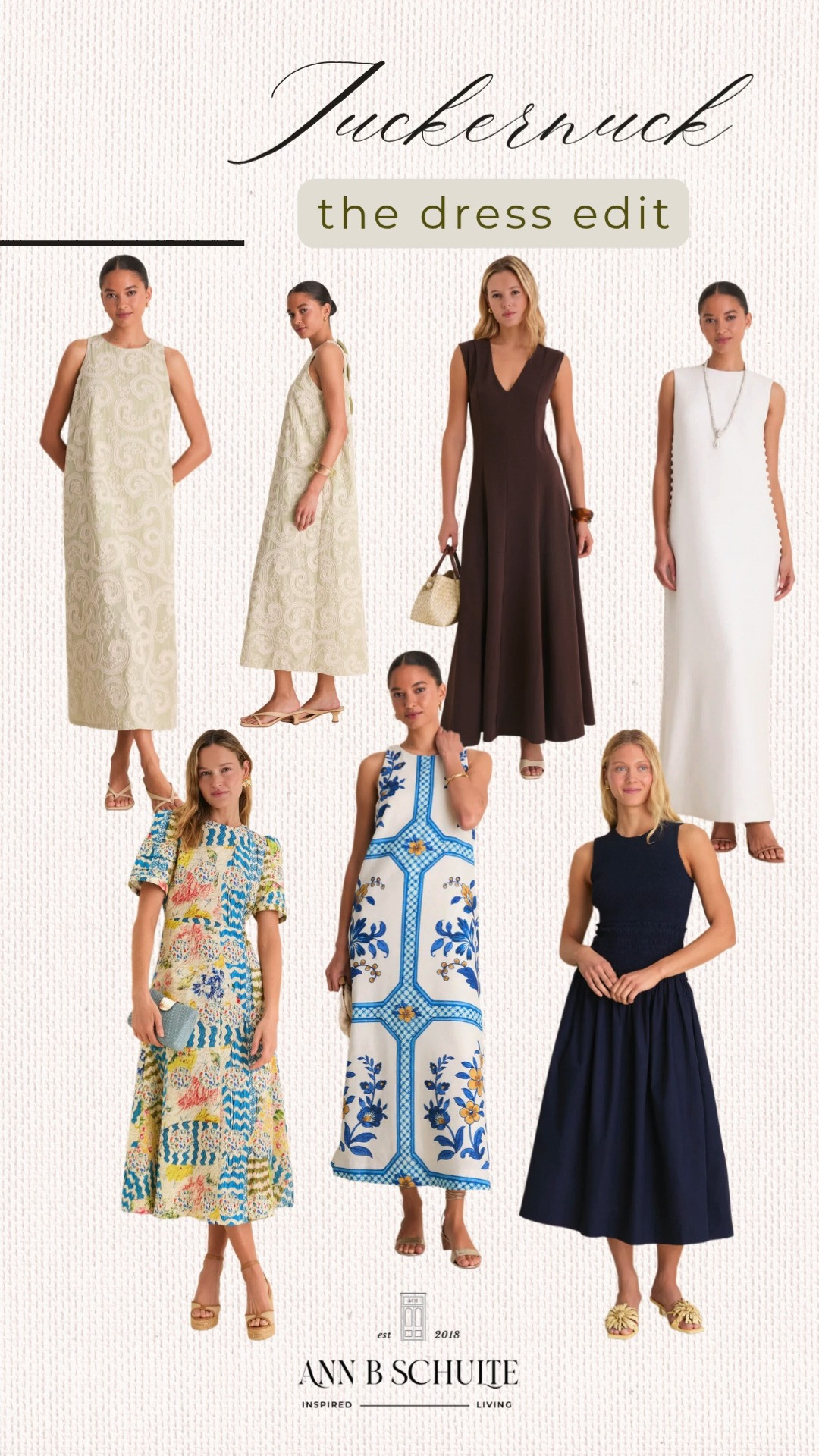 Tuckernuck the dress edit brings polished charm and easy movement for days that need a little extra pretty. Twirl-worthy style, all set. 🌸👗✨
#Tuckernuck #DressEdit #TuckernuckDresses #SpringDresses #OOTDInspo #LTKStyle #DressSeason #ChicStyle #WardrobeRefresh #FashionInspo 

 #LTKootd