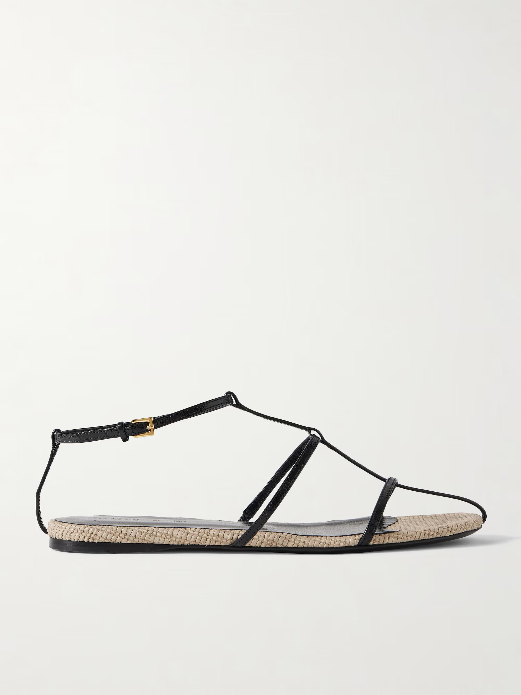 Cage leather sandals | NET-A-PORTER APAC