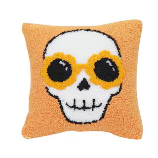 Skull with Sunglasses Throw Pillow by Ashland® | Michaels Stores