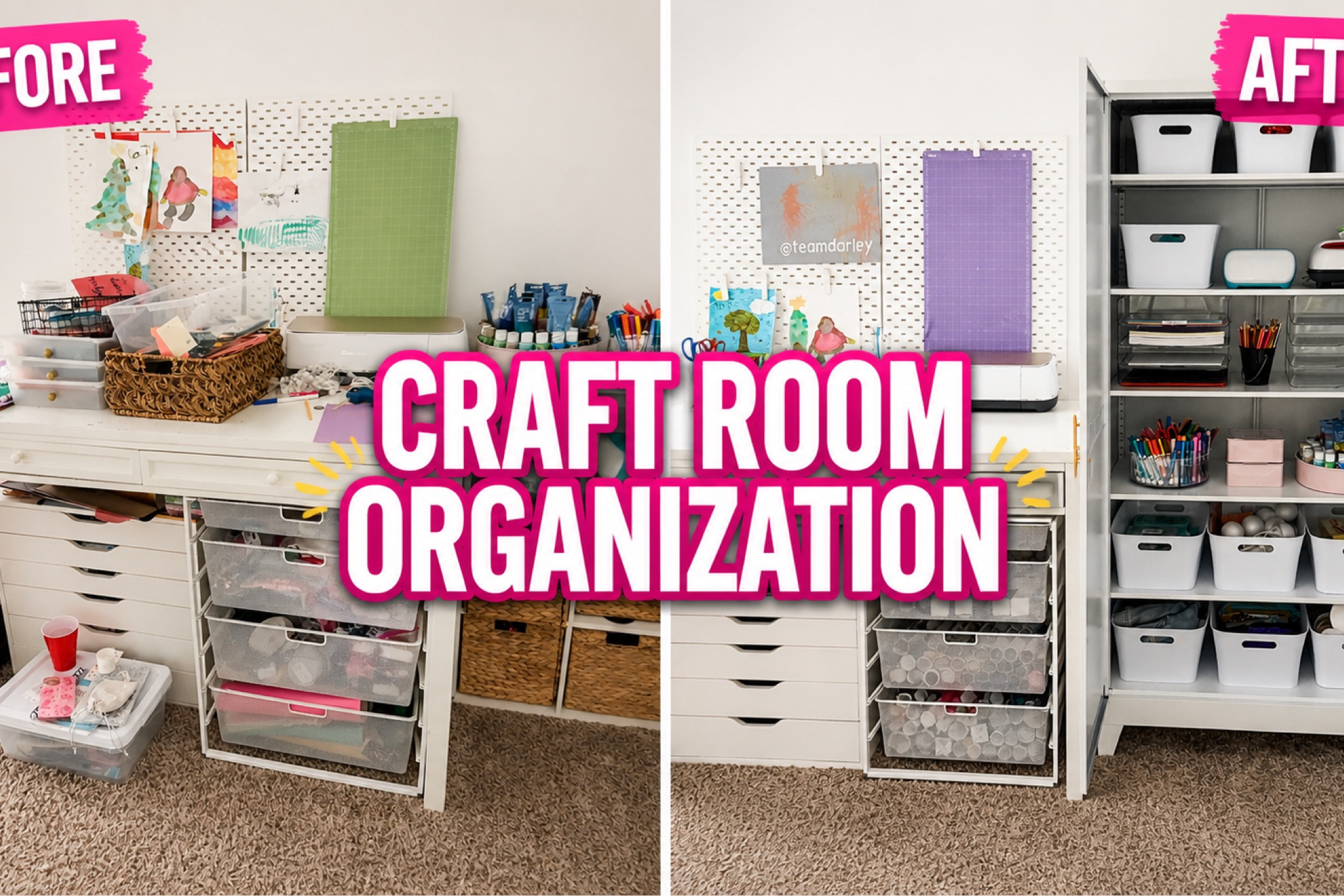 In today’s YouTube video I shared my craft room makeover. Here is a list of items I used to organize this space.

#LTKHome