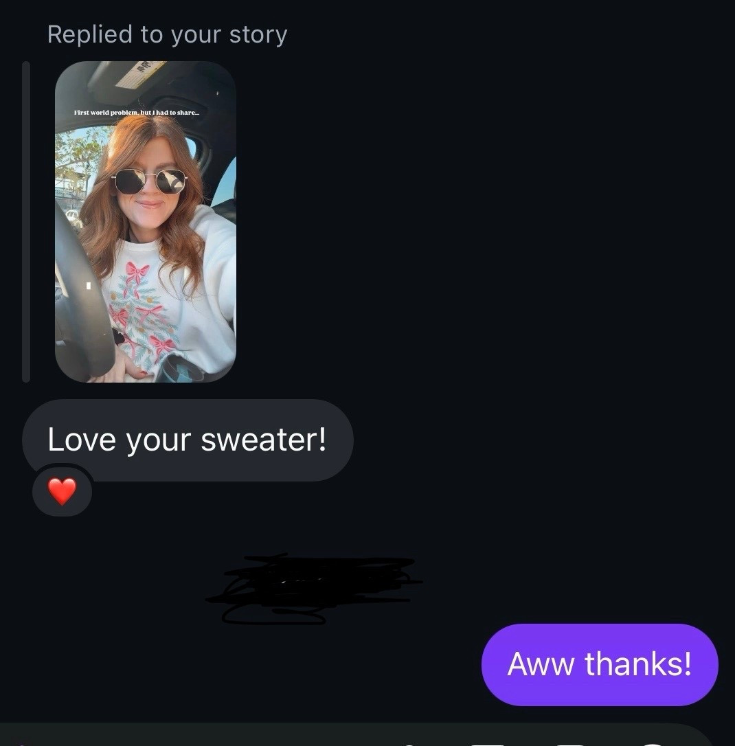 Holiday sweatshirt from Walmart. Sized up to XL to wear with leggings. 

#LTKHoliday #LTKFindsUnder50 #LTKPetite