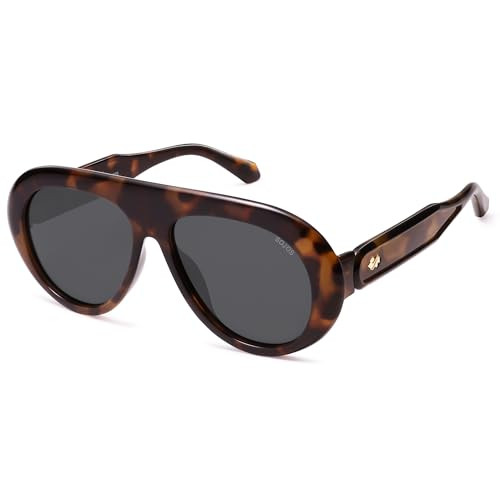 SOJOS Trendy Oversized Polarized Aviator Sunglasses Womens Men Retro Vintage 70s Style UV Protect... | Amazon (US)