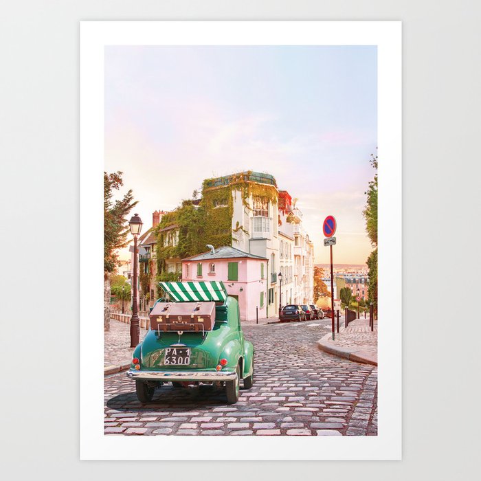 Montmartre Art Print | Society6