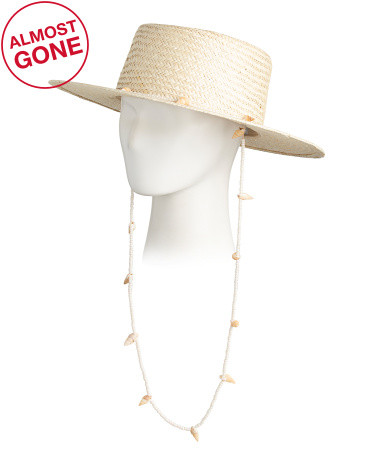 Seashells Boater Hat | TJ Maxx
